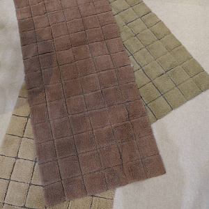 Шерстяной стираемый ковер Лорена Каналс (Lorena Canals), "Мозаика", кварц, 170 х 240 см